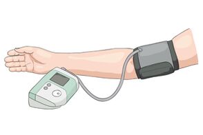 Blood pressure measurement with electronic tonometer